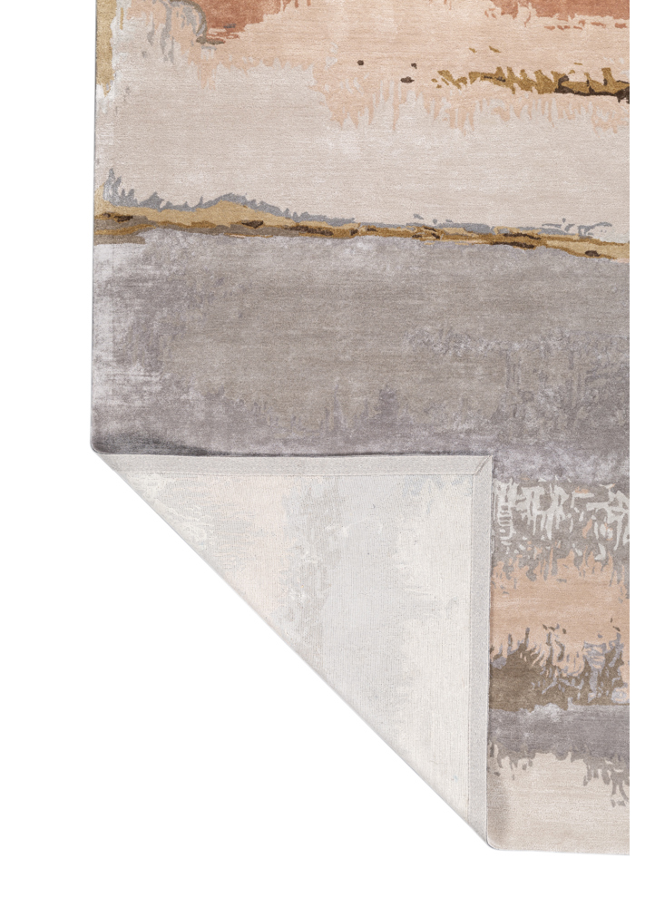 genesis ivory wool and viscose hand tufted Rug - Perspective